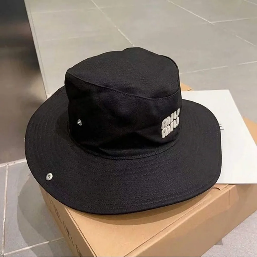 Miu Miu Black Bucket Hat - Picture 1 of 7